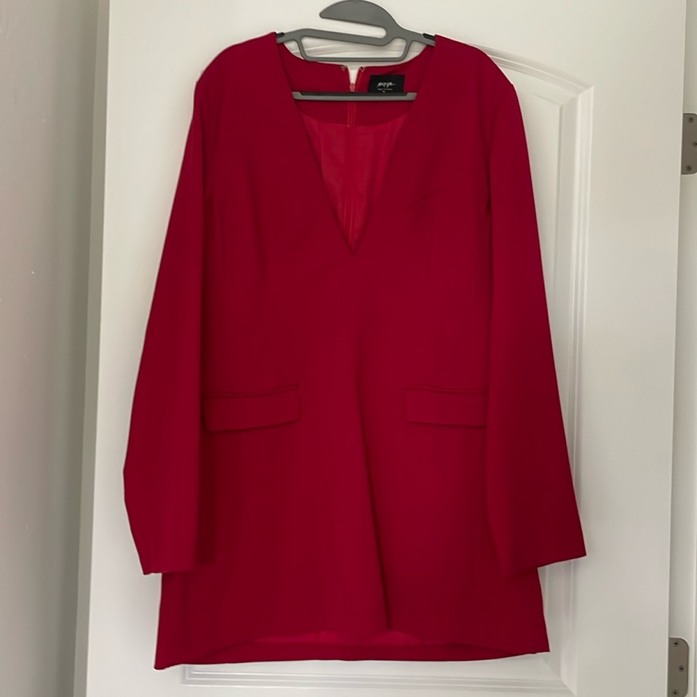 Nasty gal, low V top tuxedo, jacket, dress size extra large